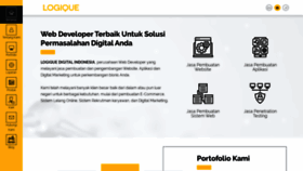 What Logique.co.id website looked like in 2019 (4 years ago)