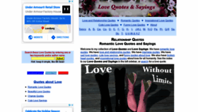 What Love-quotes-sayings.com website looked like in 2019 (4 years ago)