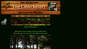 What Logcabin-resort.net website looked like in 2019 (4 years ago)