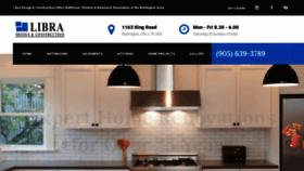 What Libradesignconstruction.com website looked like in 2019 (4 years ago)