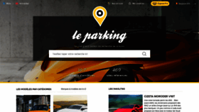 What Leparking.be website looked like in 2019 (4 years ago)