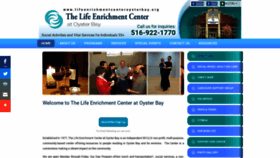 What Lifeenrichmentcenteroysterbay.org website looked like in 2019 (4 years ago)