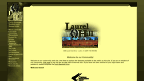 What Laurel-hill.org website looked like in 2019 (4 years ago)
