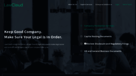 What Lawcloud.co website looked like in 2019 (4 years ago)