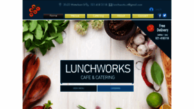 What Lunchworks.co.za website looked like in 2019 (4 years ago)