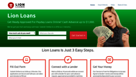 What Lionloans.org website looked like in 2019 (4 years ago)
