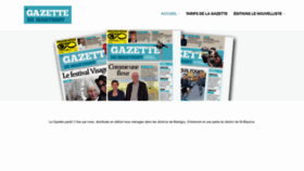 What Lagazette.ch website looked like in 2019 (4 years ago)