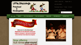 What Littleblessings.org website looked like in 2019 (5 years ago)
