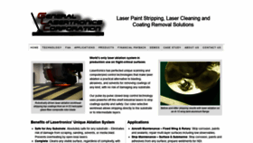 What Lasertronics.com website looked like in 2019 (4 years ago)