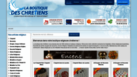 What La-boutique-des-chretiens.com website looked like in 2019 (4 years ago)