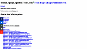 What Logosforteams.com website looked like in 2019 (4 years ago)