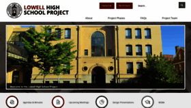 What Lowellhsproject.com website looked like in 2019 (4 years ago)