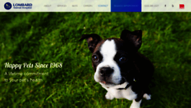 What Lombardanimalhospital.com website looked like in 2019 (4 years ago)