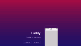 What Linkly.co website looked like in 2019 (4 years ago)
