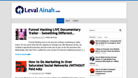 What Levalainah.com website looked like in 2019 (4 years ago)