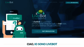 What Livebot.it website looked like in 2019 (4 years ago)