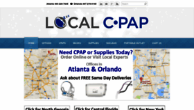 What Localcpap.com website looked like in 2019 (4 years ago)