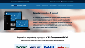 What Lavmincomputer.dk website looked like in 2019 (4 years ago)