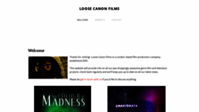 What Loosecanonfilms.org website looked like in 2019 (4 years ago)