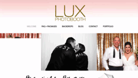 What Lux-booth.com website looked like in 2019 (4 years ago)