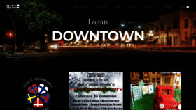 What Logandowntown.org website looked like in 2019 (4 years ago)