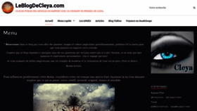What Leblogdecleya.com website looked like in 2019 (4 years ago)
