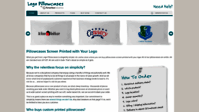 What Logopillowcases.com website looked like in 2019 (4 years ago)