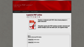 What Laczeniepdf.pl website looked like in 2019 (4 years ago)