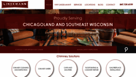 What Lindemannchimneyservice.com website looked like in 2019 (4 years ago)