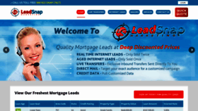 What Leadsnapmarketing.com website looked like in 2019 (4 years ago)