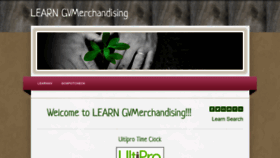What Learngvmerchandising.com website looked like in 2019 (4 years ago)