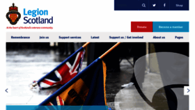 What Legionscotland.org.uk website looked like in 2019 (4 years ago)