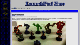 What Launchpadzero.net website looked like in 2019 (4 years ago)