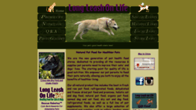 What Longleashonlife.com website looked like in 2019 (4 years ago)