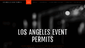 What Laeventpermits.com website looked like in 2019 (4 years ago)