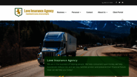 What Loveinsurance.com website looked like in 2019 (4 years ago)