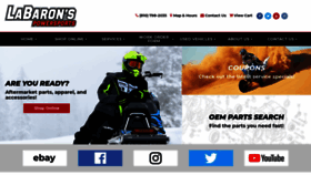 What Labaronspowersports.com website looked like in 2019 (4 years ago)