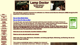 What Lampdoctor32.com website looked like in 2019 (4 years ago)