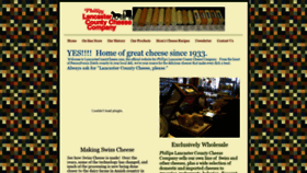 What Lancastercountycheese.com website looked like in 2019 (4 years ago)