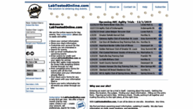 What Labtestedonline.com website looked like in 2019 (4 years ago)