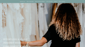 What Lvdbridal.com website looked like in 2019 (4 years ago)