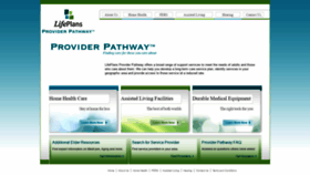 What Lifeplansproviderpathway.com website looked like in 2019 (4 years ago)