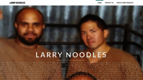 What Larrynoodles.com website looked like in 2019 (4 years ago)