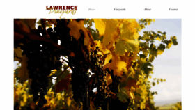 What Lawrencevineyards.com website looked like in 2019 (4 years ago)