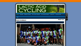 What Lacticacidcycling.org website looked like in 2019 (4 years ago)
