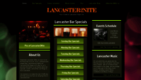 What Lancaster2nite.com website looked like in 2019 (4 years ago)