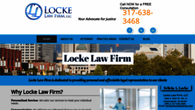 What Lockelawindy.com website looked like in 2019 (4 years ago)