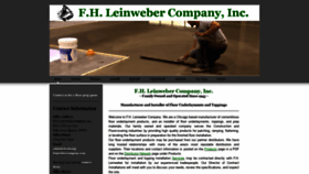 What Leinwebercompany.com website looked like in 2019 (4 years ago)