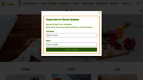 What Livingfoodlab.com website looked like in 2019 (4 years ago)