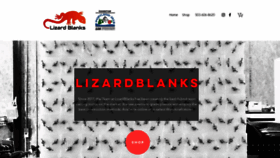 What Lizardblanks.com website looked like in 2019 (4 years ago)